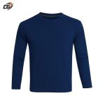 Aramid Lined Armored Motorbike Shirt in Blue with CE Elbow Armor