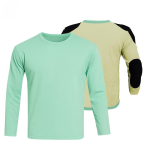 Kevlar Lined Motorcycle T-Shirt in Mint Green with Protection Pad