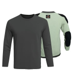 Kevlar-Lined Motorcyle T-Shirt in Charcol Gray