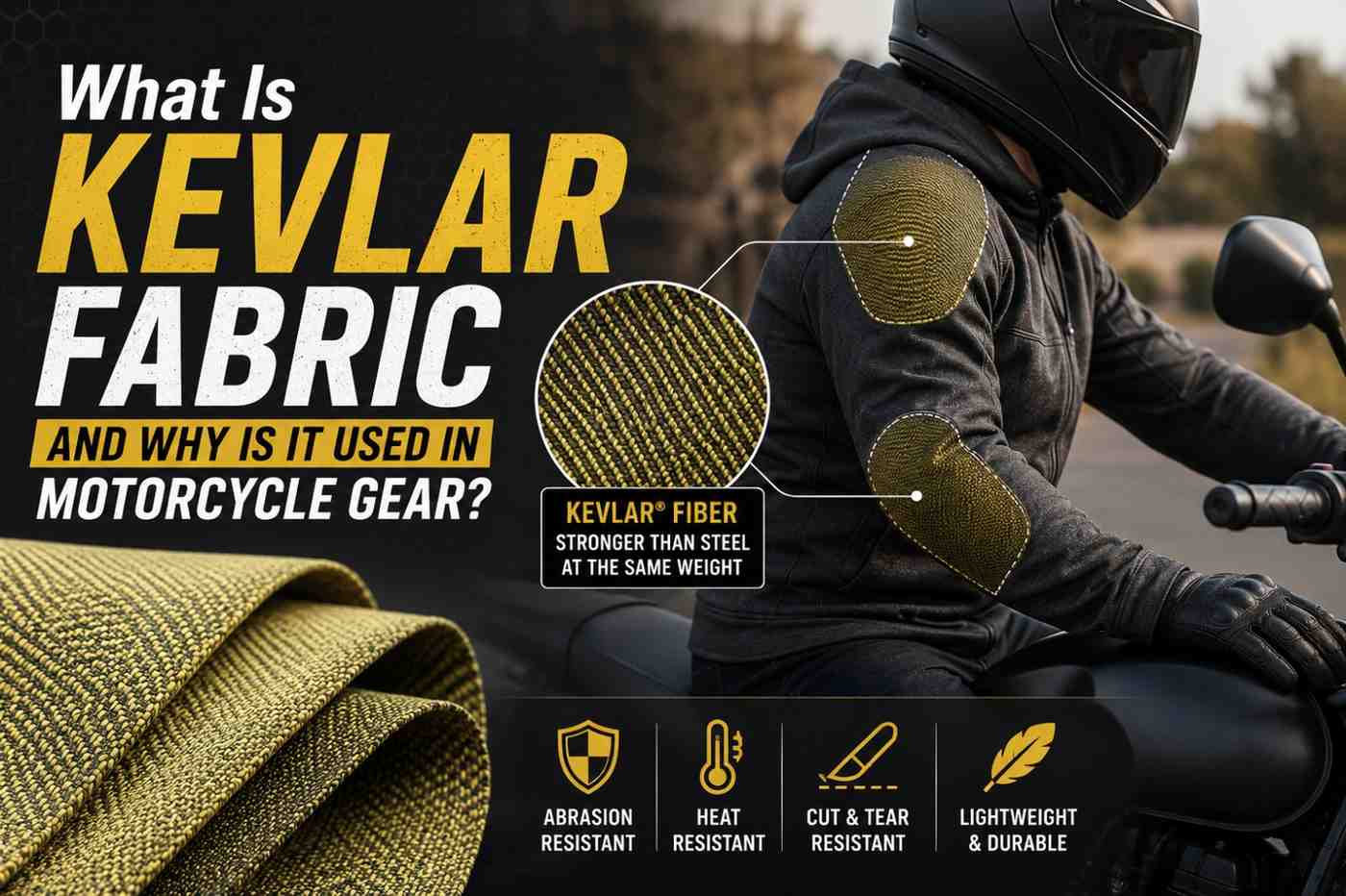 What Is Kevlar Fabric and Why Is It Used in Motorcycle Gear